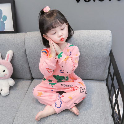 Detské pyžamo typu romper s farebnou potlačou