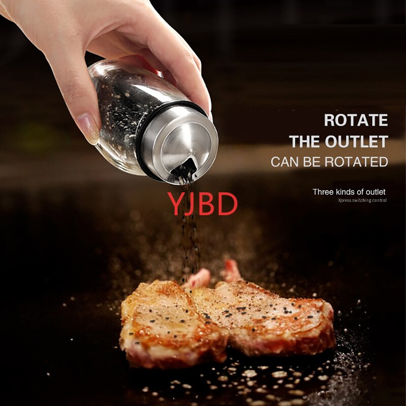 Virtuvinė prieskonių lentynėlė Stikliniai besisukantys prieskonių indeliai Druskos prieskoniai Prieskoniai Cruet Virtuviniai pipirų purškalai Pagardų skardinių rinkinys