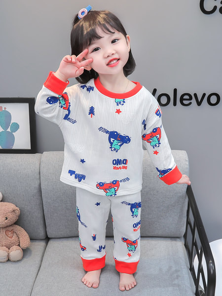 Detské dvojdielne pyžamo pre dievčatá s potlačou