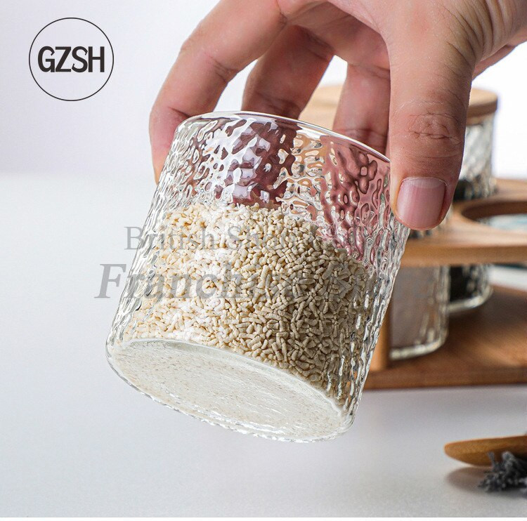 Prieskonių indelių rinkinys Buitinė virtuvė Japoniškas plaktukas stiklinis druskos plaktuvas Prieskonių indelių prieskonių stovas laikymo dėžutės rinkinys