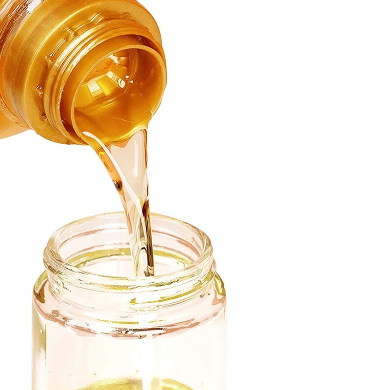 Dávkovač olivového oleja zo skleneného obalu so silikónovou kefkou, 2 v 1, silikónová odmerka na kvapkadlo