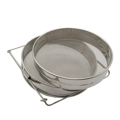 Strecurator cu miere de albine pentru apicultură Filtru de iaurt cu strecurare dublă Instrumente practice pentru mărfuri pentru apicultori Instrumente pentru albine