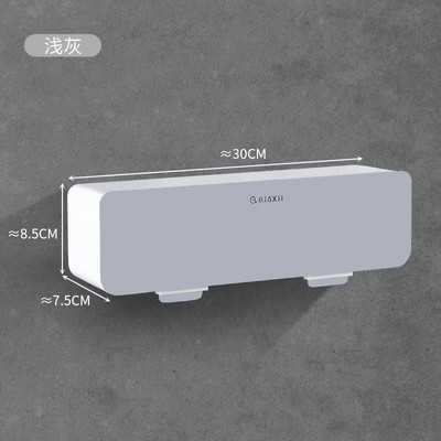 Prie sienos montuojama virtuvės prieskonių laikymo dėžutė Druskos pipirų lentynėlė su šaukštu prieskonių dozatoriumi Virtuvės organizatoriaus priedai