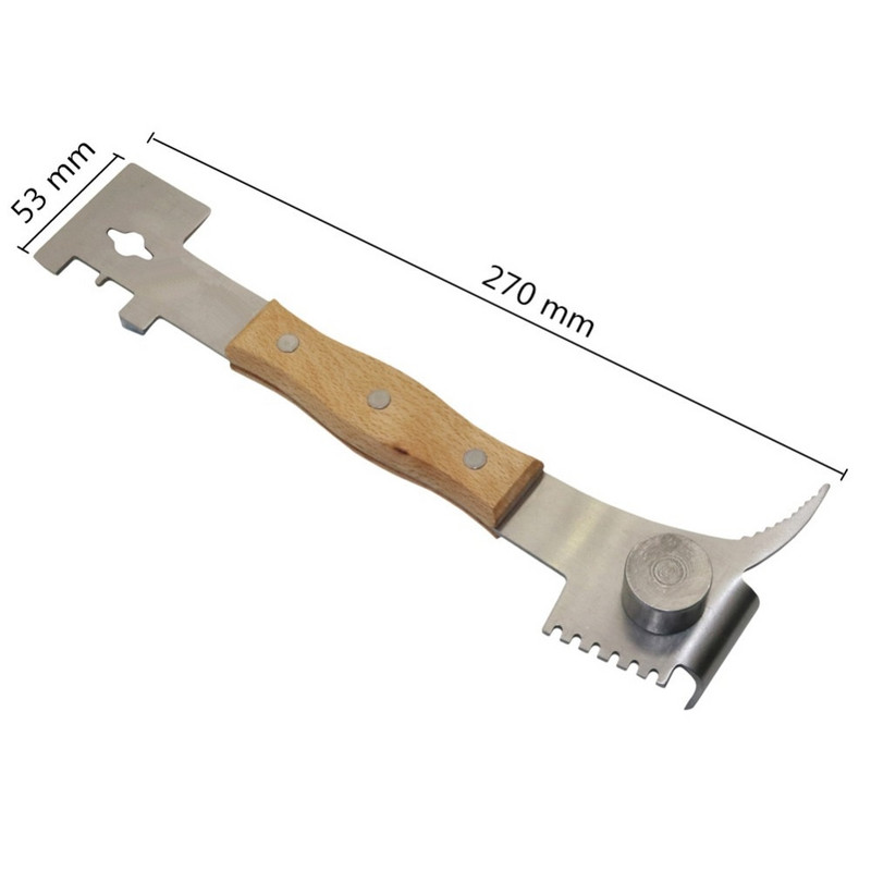 1 vnt. Medaus rankena medaus grandymo peilis Daugiafunkcis grandiklis Bitininko bitininkystės įranga bitininkystės reikmenys