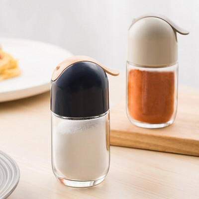 Μπουκάλι αποθήκευσης μπαχαρικών για βάζο καρυκευμάτων για ορατά πλαστικά σκεύη κουζίνας, ανθεκτικά στη σκόνη κουζίνας Χρήσιμα