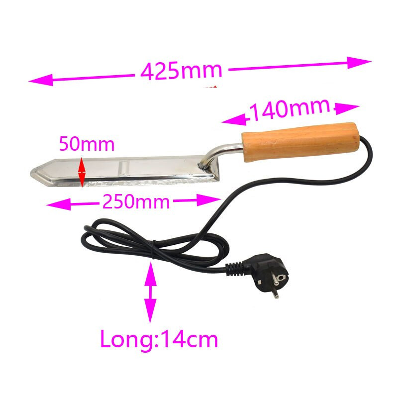 1 ks včelích nástrojov, nôž na rezanie medu 220V, rezačka medu, včelárske vybavenie, rýchlo sa zahrieva, nástroj na rezanie včiel