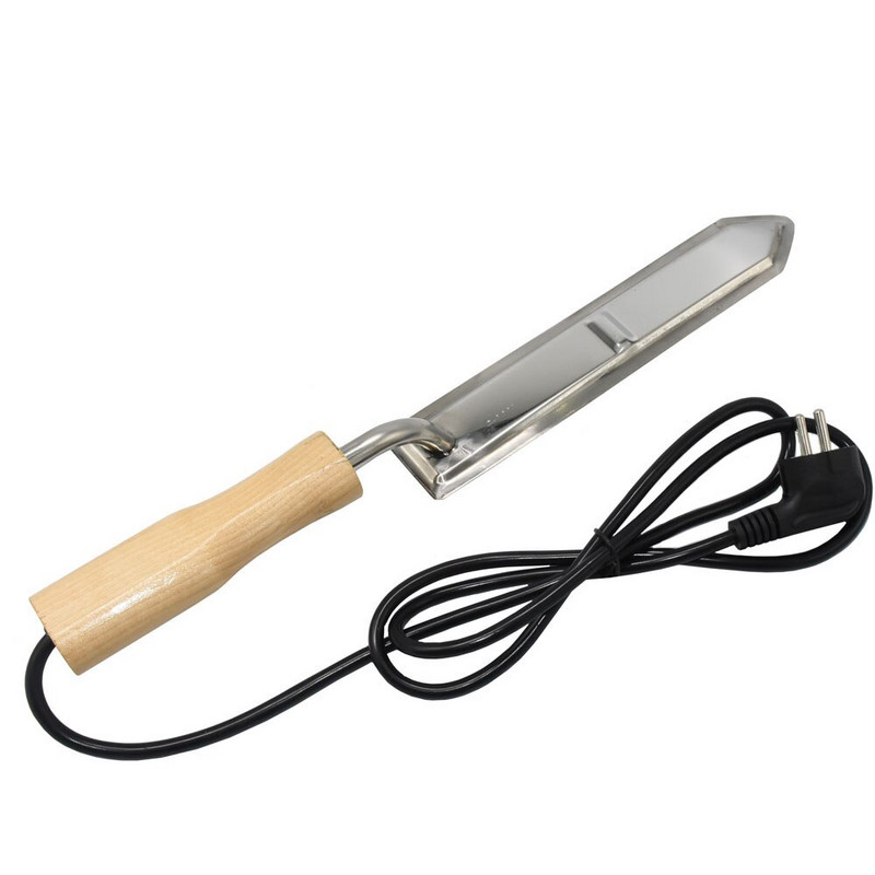 1 ks 220V elektrický nôž na med s EU zástrčkou, včelársky nôž na rezanie medu, škrabka na škrabanie, včelárske príslušenstvo