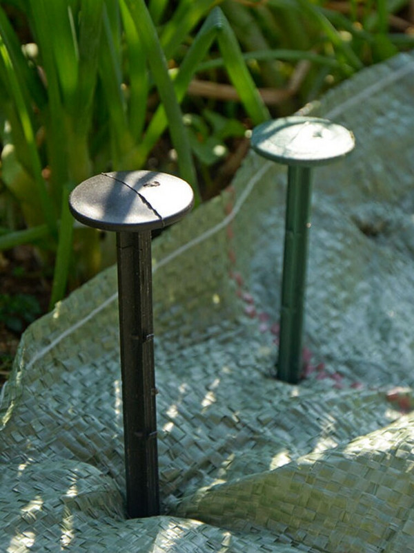 50 vnt/stal. Sodo gruntas vinys 11 16 20 mm šiltnamio plėvelė, apsauganti nuo piktžolių.