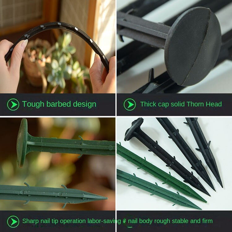 50 vnt/stal. Sodo gruntas vinys 11 16 20 mm šiltnamio plėvelė, apsauganti nuo piktžolių.