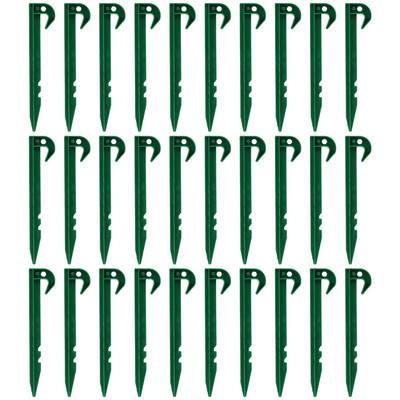 30 ks super ľahkých tvrdených plastových záhradných klincov, kreatívnych záhradných klincov, jemných záhradných kolíkov, praktických zemných kolíkov.