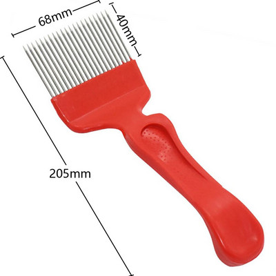 10 ks kvalitných 21-pinových hrotov z nehrdzavejúcej ocele, hrebeň na odviečkovanie, vidlička, ihla, nôž, škrabka na včelí med, nástroje na včelárstvo