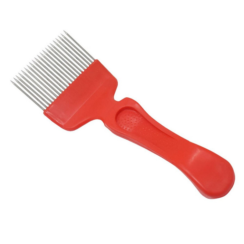 10 ks kvalitných 21-pinových hrotov z nehrdzavejúcej ocele, hrebeň na odviečkovanie, vidlička, ihla, nôž, škrabka na včelí med, nástroje na včelárstvo