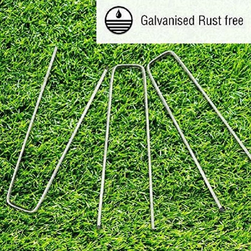50 tk mõõtur, vastupidavad U-kujulised aiavaiad tihvtid tsingitud maastikuklambrid maastikukangast niisutustorude kinnitamiseks
