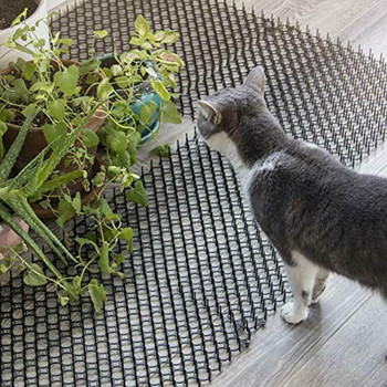 10 τεμ. 13cmx49cm λωρίδα με πρήξιμο κήπου Dig Stop Απωθητικό Γάτας Αποτρεπτικό Ματ Spike Φορητό Anti-Cat Dog Outdoor Garden Garden