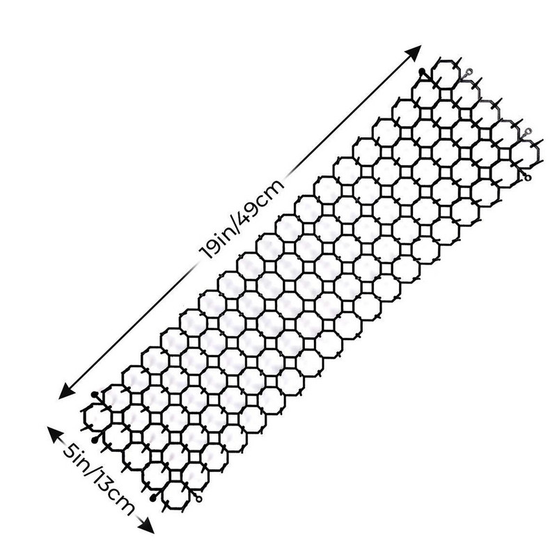 10Pcs 13cmx49cm Градинска лента с бодли Dig Stop Котешки репелент Възпиращ мат Шипове Преносим анти-котка Куче Консумативи за градина на открито