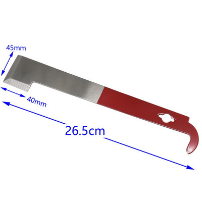 1 ks štandardná škrabka z nehrdzavejúcej ocele na peľ, lopata na včelí oblek, včelárske náradie, včelí úľ