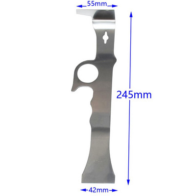1 ks štandardná škrabka z nehrdzavejúcej ocele na peľ, lopata na včelí oblek, včelárske náradie, včelí úľ