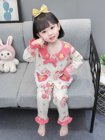 Παιδικές πιτζάμες για κορίτσια με κορδέλα