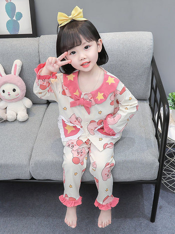 Παιδικές πιτζάμες για κορίτσια με κορδέλα