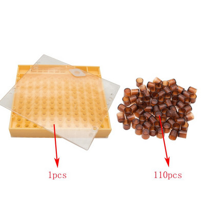 Pilnas karalienės auginimo sistemos rinkinys Karaliaus kultivavimo dėžutė plastikinė bičių bičių ląstelių ląstelių puodeliai Cupkit narvelio bitininkystės įrankių tiekėjas