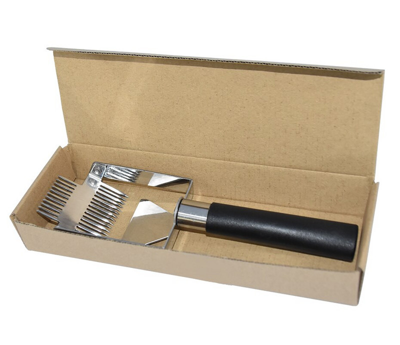 Včelárske náradie úľ rezač medu odviečkovačka škrabka na med plastová rukoväť škrabka na plást vybavenie odviečkovačka nôž vidla lopata