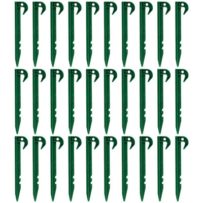 30 ks kreatívnych záhradných klincov, super ľahké a tvrdé plastové záhradné klince, jemné záhradné kolíky, praktické zemné kolíky, záhradné náradie