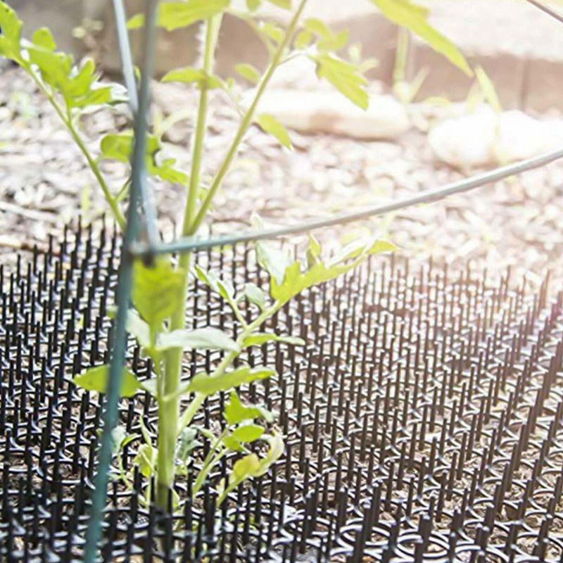 12 lakštų kačių kilimėlis su smaigaliais, naminius gyvūnus ir šunis atgrasantis kilimėlis nuo dygliukų sodo verandoje namų kilimėlis nuo kačių vidaus lauko lauko kilimėlis