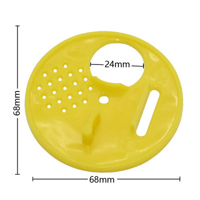 50 buc. Ușă din plastic pentru stup pentru albine, rotundă, o singură ieșire pentru stup, ventilație de intrare, poarta de ventilație, instrumente pentru cuib, provizii pentru apicultură