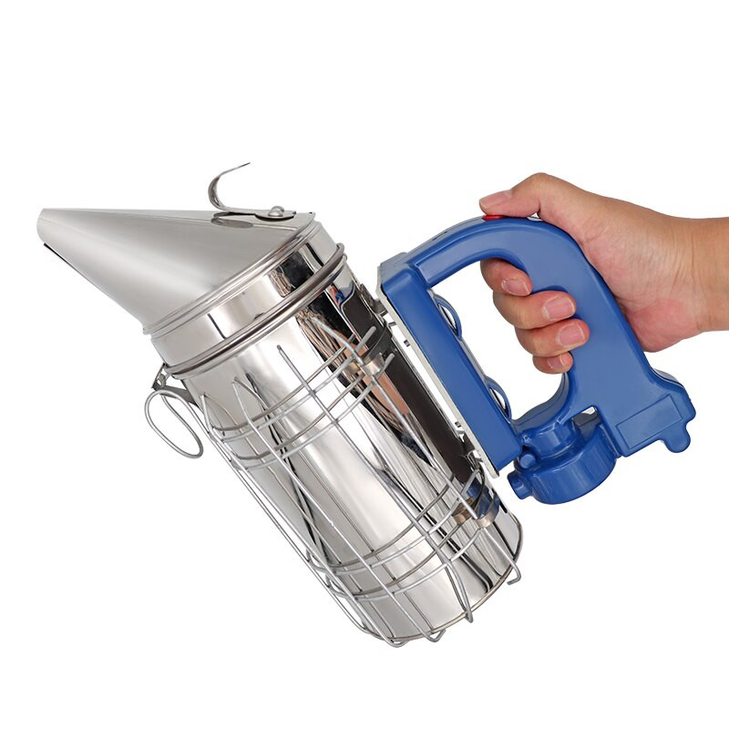 1vnt Karštas išpardavimas Nerūdijančio plieno elektrinis bičių dūmų siųstuvo rinkinys Elektrinis bitininkystės įrankis Bitininkystei Bitininkystės įrankiai Bičių rūkykla