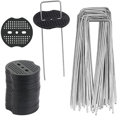 Aia U-kujulised naelad kunstmuru U-tihvtid Metallist tsingitud tihvtid Klambrid kuumtsinkimine Aiatarvikud