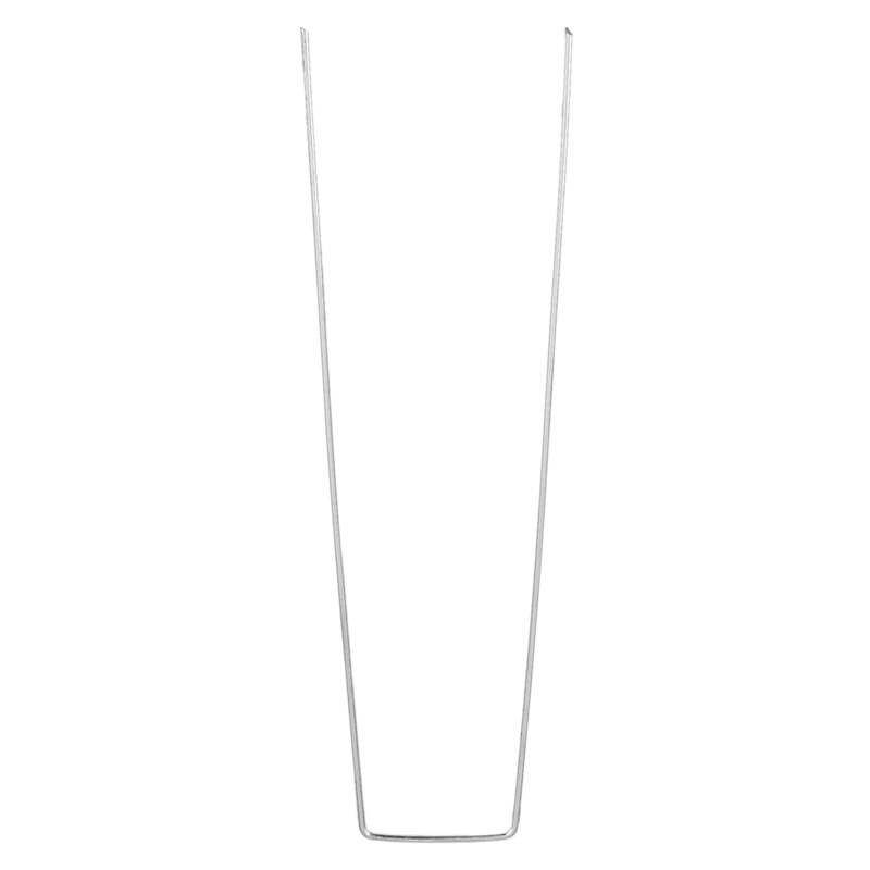 100 ks vysokovýkonných pozinkovaných oceľových záhradných kolíkov v tvare U, zaisťovacích kolíkov na zaistenie textílie, sieťoviny do krajiny