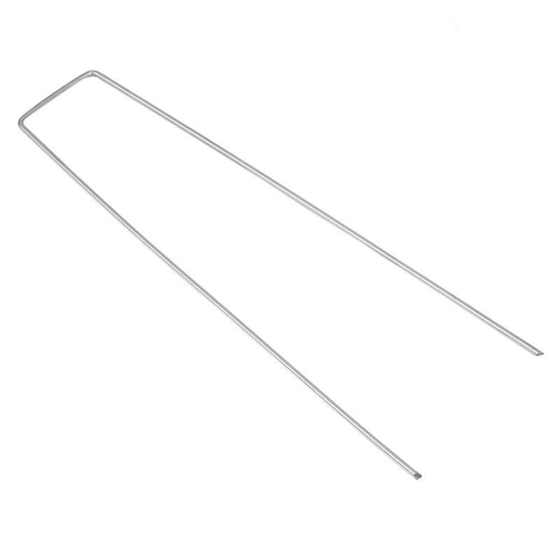 100 ks vysokovýkonných pozinkovaných oceľových záhradných kolíkov v tvare U, zaisťovacích kolíkov na zaistenie textílie, sieťoviny do krajiny