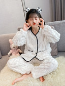 Παιδική πιτζάμα με κουμπιά για κορίτσια