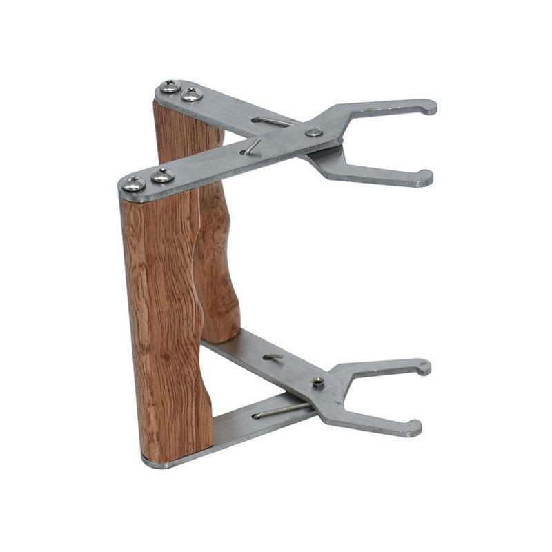 1 ks držiak rámu na včelí úľ, uchopovací nástroj pre včelárske vybavenie, chápadlo, nástroj na zachytávanie, zdvíhací nástroj, drevené + nerezové včelárske nástroje