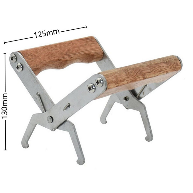 1 ks držiak rámu na včelí úľ, uchopovací nástroj pre včelárske vybavenie, chápadlo, nástroj na zachytávanie, zdvíhací nástroj, drevené + nerezové včelárske nástroje