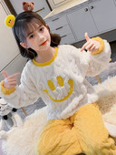 Detské dvojdielne plyšové pyžamo pre dievčatá