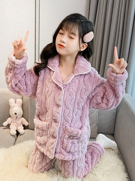 Dvojdielne zimné pyžamo pre dievčatá