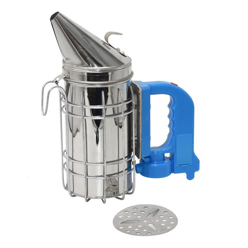 Horúci výpredaj z nehrdzavejúcej ocele Elektrická súprava na vysielanie dymu pre včely Elektrický včelársky nástroj Včelárske včelárske nástroje Údiareň včiel