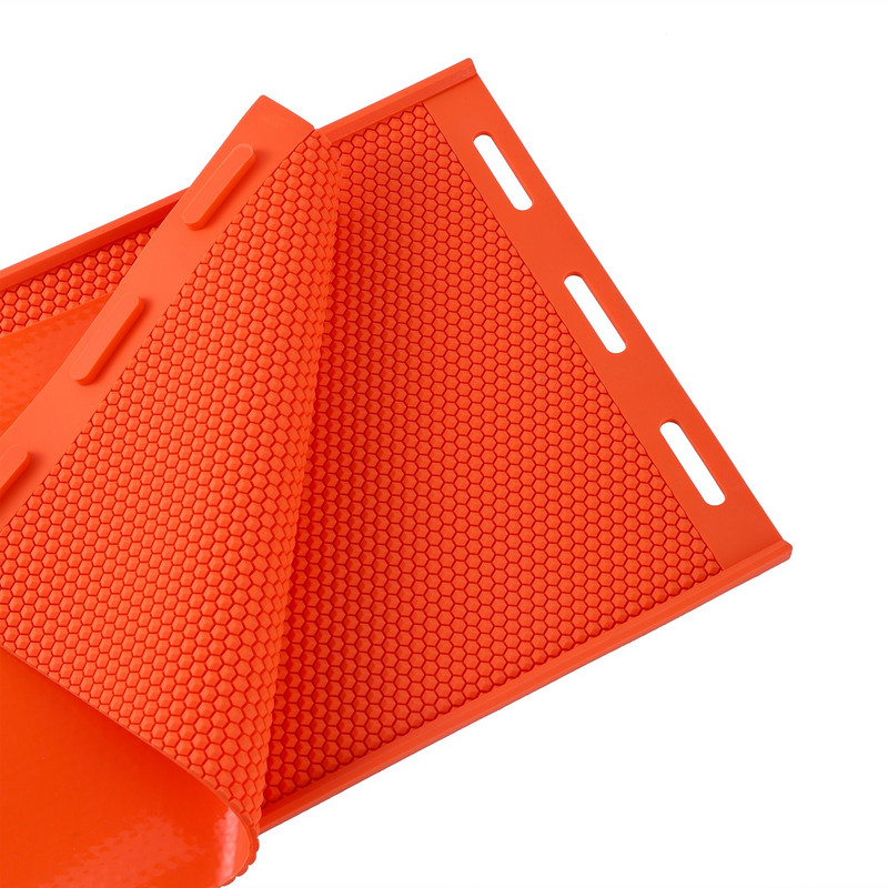 Мек PVC Beekeeper Beeswax Mold Foundation Bee Hive Basis Press Sheet Mold Beeswax Press Sheet Mold Пчеларско оборудване Инструменти