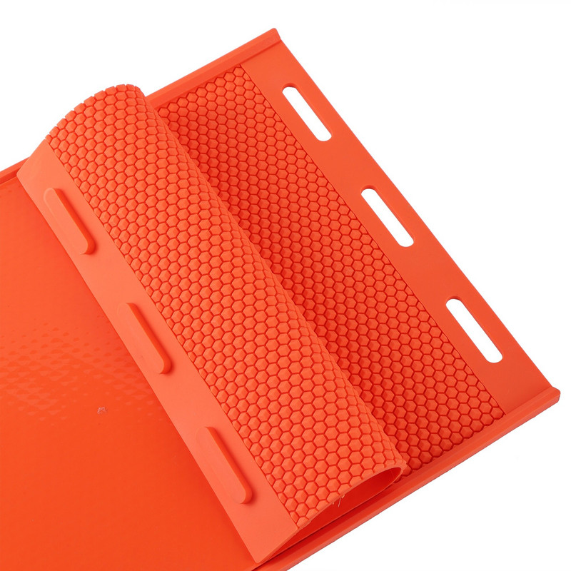 Мек PVC Beekeeper Beeswax Mold Foundation Bee Hive Basis Press Sheet Mold Beeswax Press Sheet Mold Пчеларско оборудване Инструменти