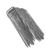 Karštas 100 vnt. didelio našumo U formos matuoklis, cinkuoto plieno sodo kuoliukai, tvirtinimo kaiščiai, skirti audinio kraštovaizdžio audinio tvirtinimui