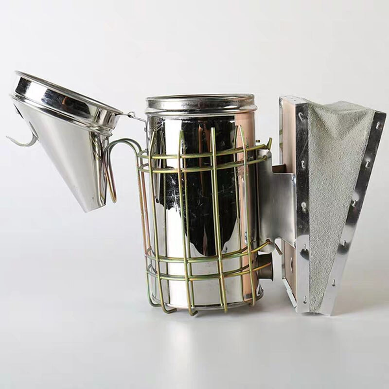 1 ks Včelársky udiareň Včelár z nehrdzavejúcej ocele Ručný vysielač včelieho dymu Súprava Včelársky nástroj Včelársky dymový postrekovač