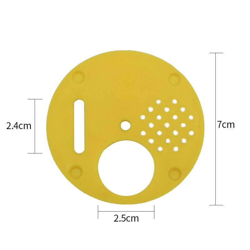 20 ks Vstupná bránka do úľa, plastová žltá okrúhla dvierka do úľa, vetracie otvory, včelárske náradie, včelárske vybavenie.
