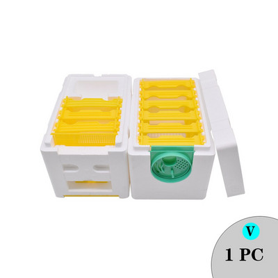 Set de instrumente pentru apicultor, stil variat, strecurătoare de miere de albine, cutie pentru stup, afumător din oțel inoxidabil, cutie pentru creșterea regelui, cutie pentru celule, ceașcă pentru apicultura