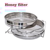 Nerezový filter na med, ultrajemné dvojité sito na med, sieťový filter na med, včelárske vybavenie