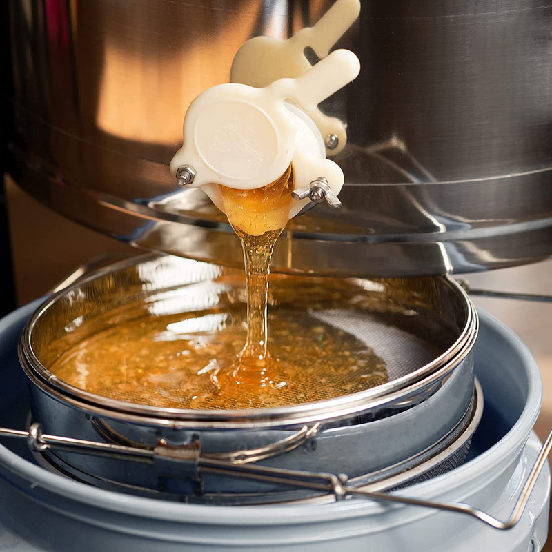 Nerezový filter na med, ultrajemné dvojité sito na med, sieťový filter na med, včelárske vybavenie