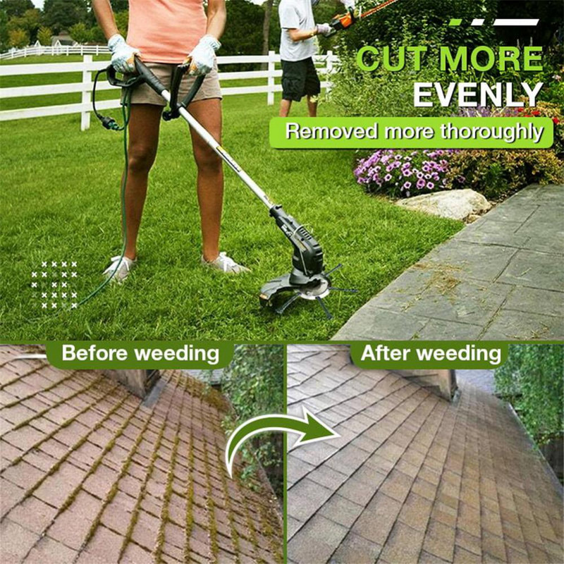 Plieninės vielos žoliapjovės galvutė Sodo vejapjovė Žolės žoliapjovė Krūmapjovė Žoliapjovės galvutė Sodo žolės priedai