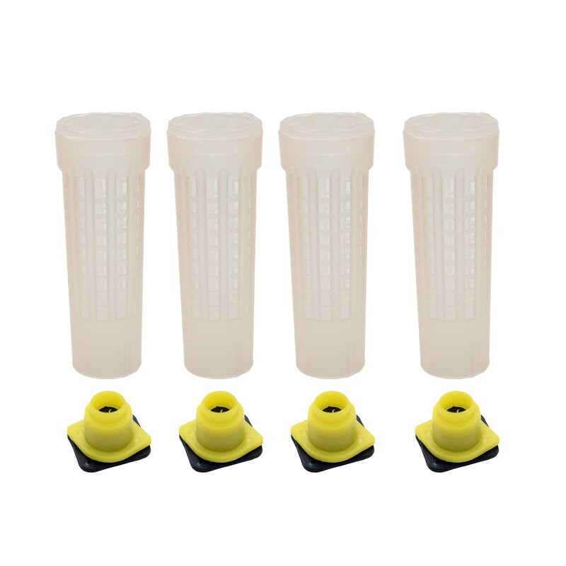 100 sád/lot včelárskych nástrojov, súprav na odchov včelích chlpov, klietky na chlpy kráľovnej s držiakom na poháre a príslušenstvom pre bunky, včelárske vybavenie