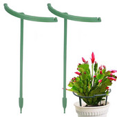 12 rinkinių plastikinis sodo augalų atraminis kuolas su pusiau apvaliu augalo atrama vazono daržovėms laipiojimo trel sodo įrankiui