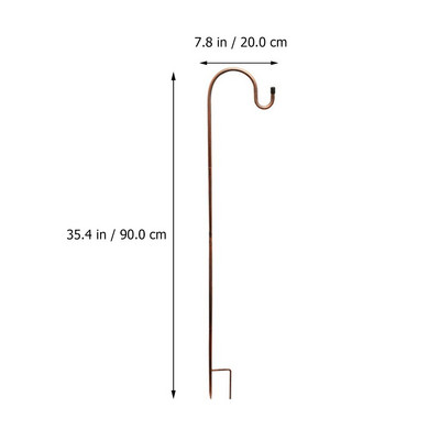 Pásztor horgok növény kampós kerti karó kültéri növényállvány akasztó lámpás kovácsoltvas virág kosártartó